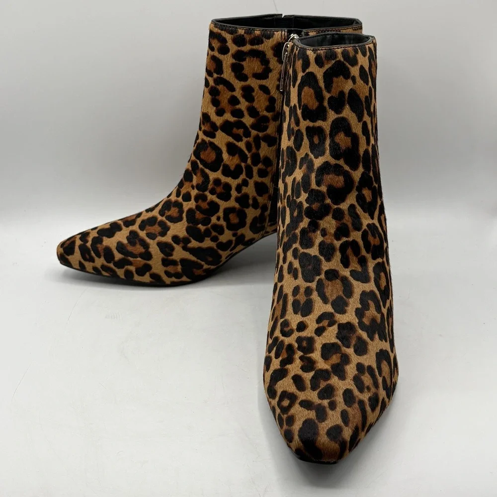 Womens Rockport Total Motion Marisaly Ankle Booties Size‎ 8 Leopard Print